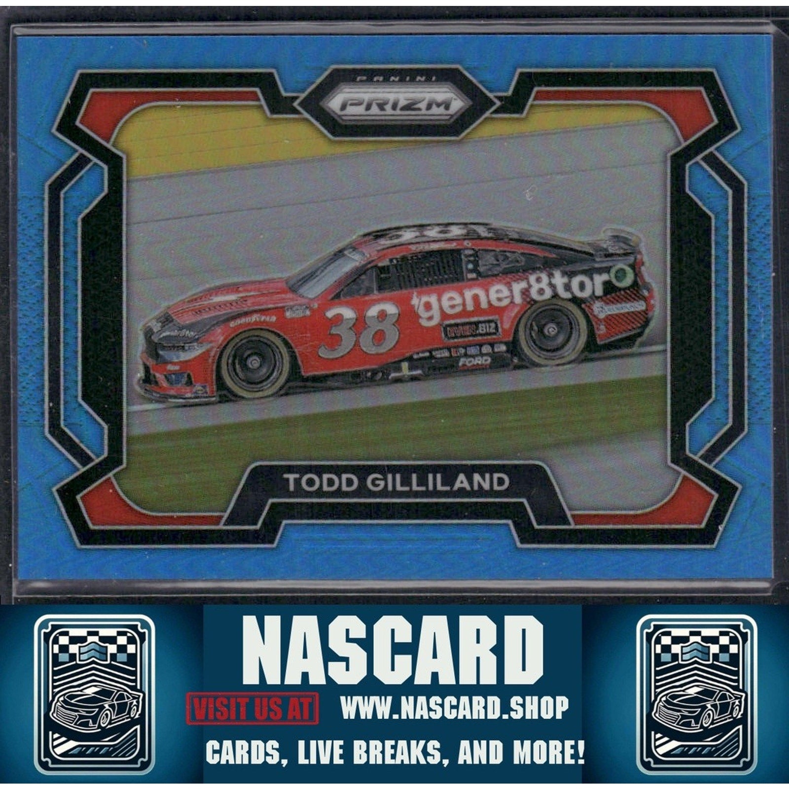 2024 Panini Prizm #60 Todd Gilliland Carolina Blue - NASCARD.shop