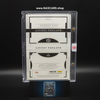 2023 National Treasures Daytona Legacy Booklet Jeff Gordon /49