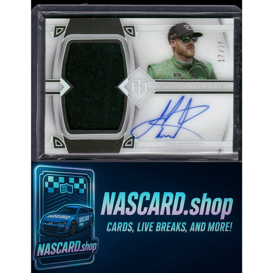 2023 National Treasures Jeb Burton Firesuit Treasures Auto Holo Silver /25 - NASCARD.shop