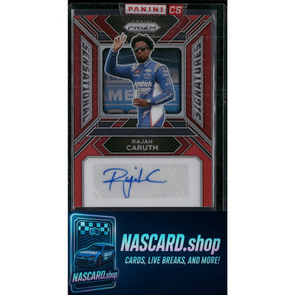 2024 Panini Prizm #SS-RCH Rajah Caruth Sensational Signatures Red #/99 - NASCARD.shop