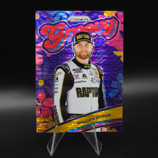 2024 Panini Prizm Racing Goovy Red Pulsar #4 William Byron /199