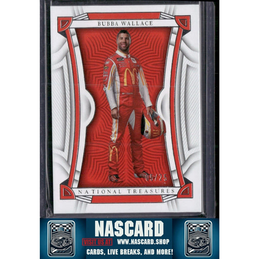 2023 Panini National Treasures #31 Bubba Wallace #/25