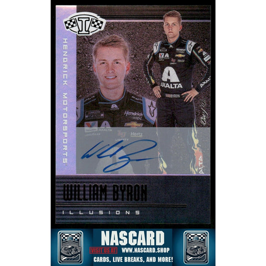 2020 Panini Chronicles #16 William Byron Illusions Autographs Black 1/1
