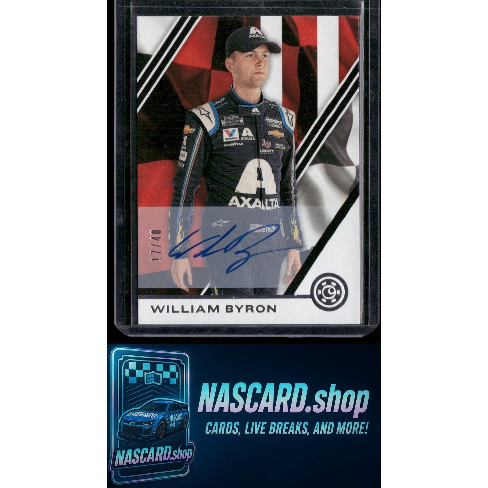 2020 Panini Chronicles #19 William Byron Chronicles Autographs #/40 - NASCARD.shop