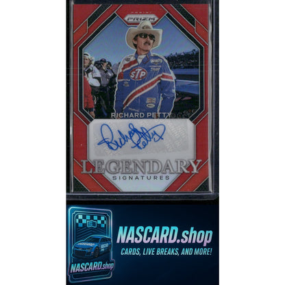 2024 Panini Prizm #LS-RPT Richard Petty Legendary Signatures Red #/49 - NASCARD.shop