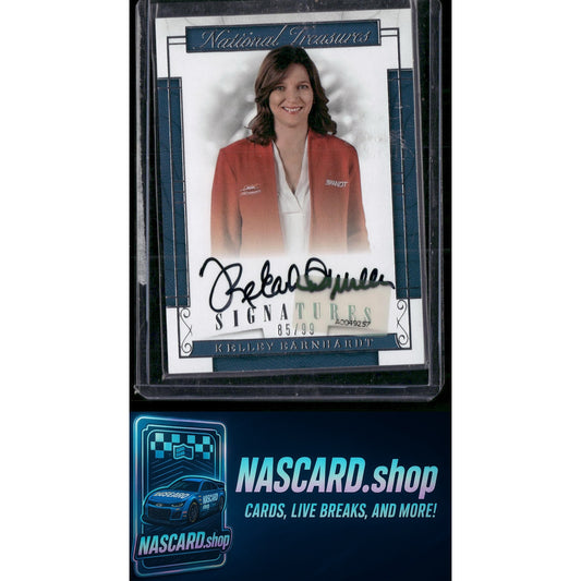 2017 Panini National Treasures #S-KE Kelley Earnhardt Signatures #/99 - NASCARD.shop