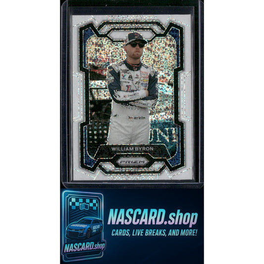 2024 Panini Prizm #94 William Byron White Sparkle - NASCARD.shop