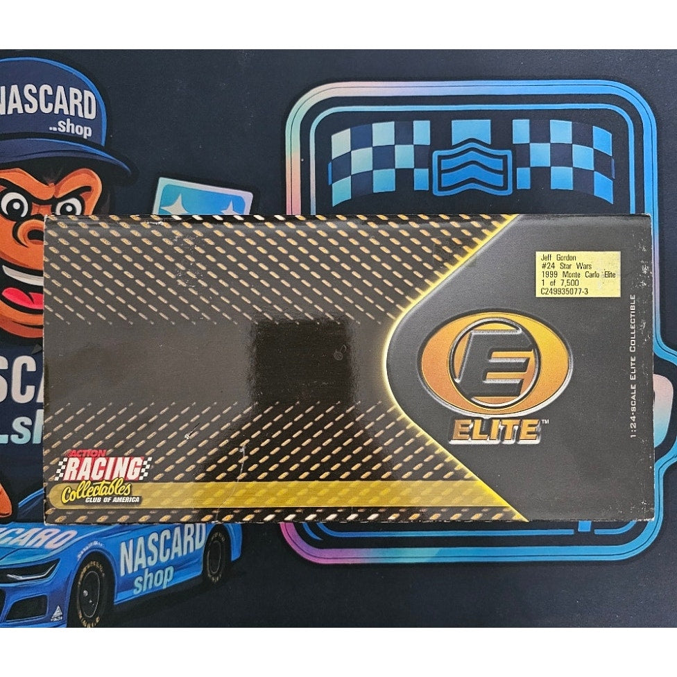 Jeff Gordon #24 Star Wars 1999 Diecast Car 1:24 Action Elite Limited Edition