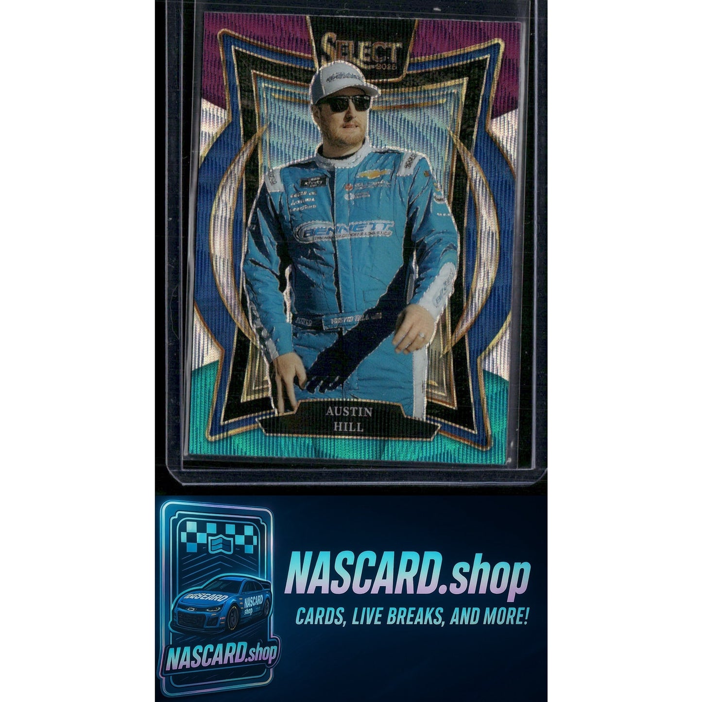 2025 Panini Select #67 Austin Hill Tri-Color Prizms