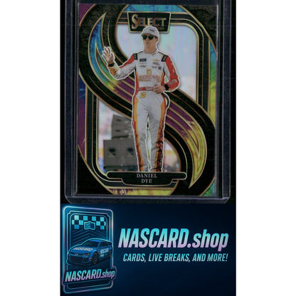 2025 Select Racing #230 Daniel Dye Trackside Tie-Dye Prizms #/25 - NASCARD.shop