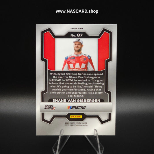 2024 Panini Prizm - Shane Van Gisbergen #87 (RC) White Sparkle Prizm