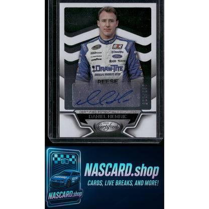 2016 Panini Certified #CP-DH Daniel Hemric Certified Potential Signatures #/125