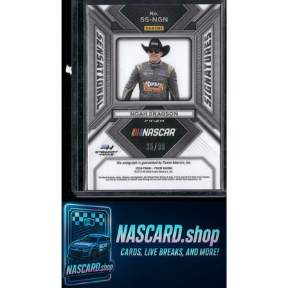 2024 Panini Prizm #SS-NGN Noah Gragson Sensational Signatures Red #/99 - NASCARD.shop
