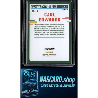 2024 Donruss #53 Carl Edwards Gold #/10