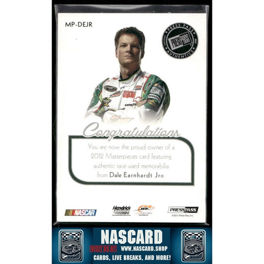 2012 Press Pass Showcase Masterpieces Memorabilia HoloFoil Dale Earnhardt Jr 5/5