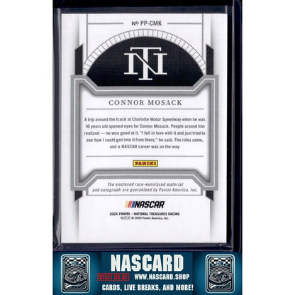 2024 National Treasures Connor Mosack Premium Patches Stars and Stripes #/13 - NASCARD.shop