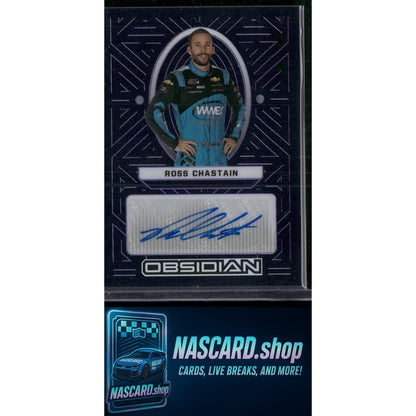 2023 Chronicles Ross Chastain Obsidian Signatures Electric Etch Purple /49 - NASCARD.shop