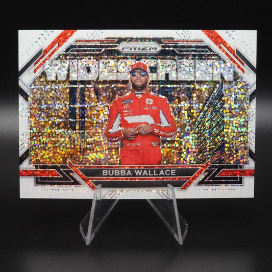 2023 Panini Prizm - Widescreen Bubba Wallace #WS3 White Sparkle Prizm