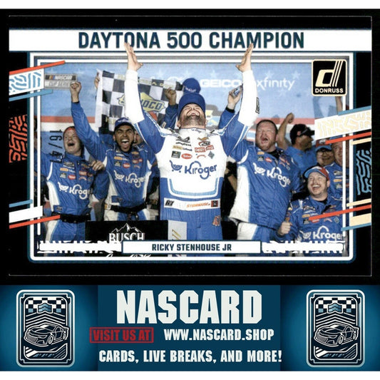 2024 Panini Donruss NASCAR Season Highlights Numbers Ricky Stenhouse Jr. /47