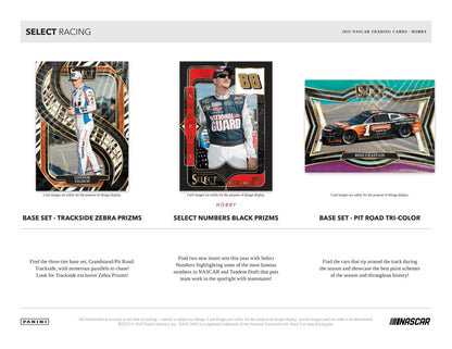 2025 Panini Select NASCAR Racing Hobby Box - NASCARD.shop