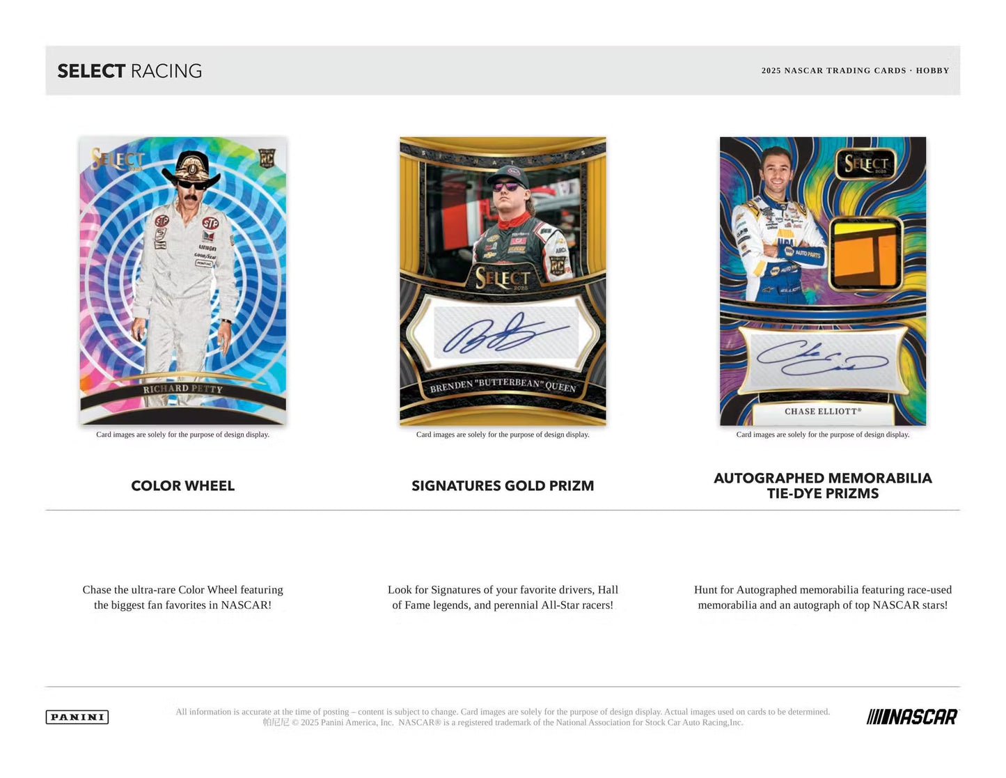 2025 Panini Select NASCAR Racing Hobby Box - NASCARD.shop