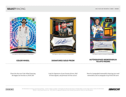 2025 Panini Select NASCAR Racing Hobby Box - NASCARD.shop