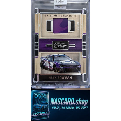 2025 Panini Turn Four #SWS-ABN Alex Bowman Sheet Metal Swatches #/99