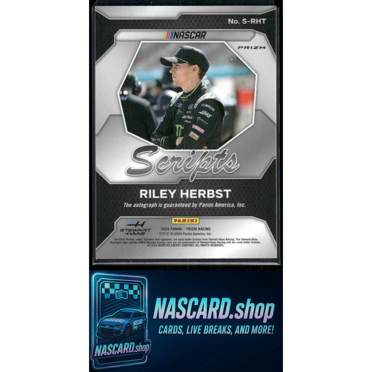 2024 Panini Prizm #S-RHT Riley Herbst Scripts