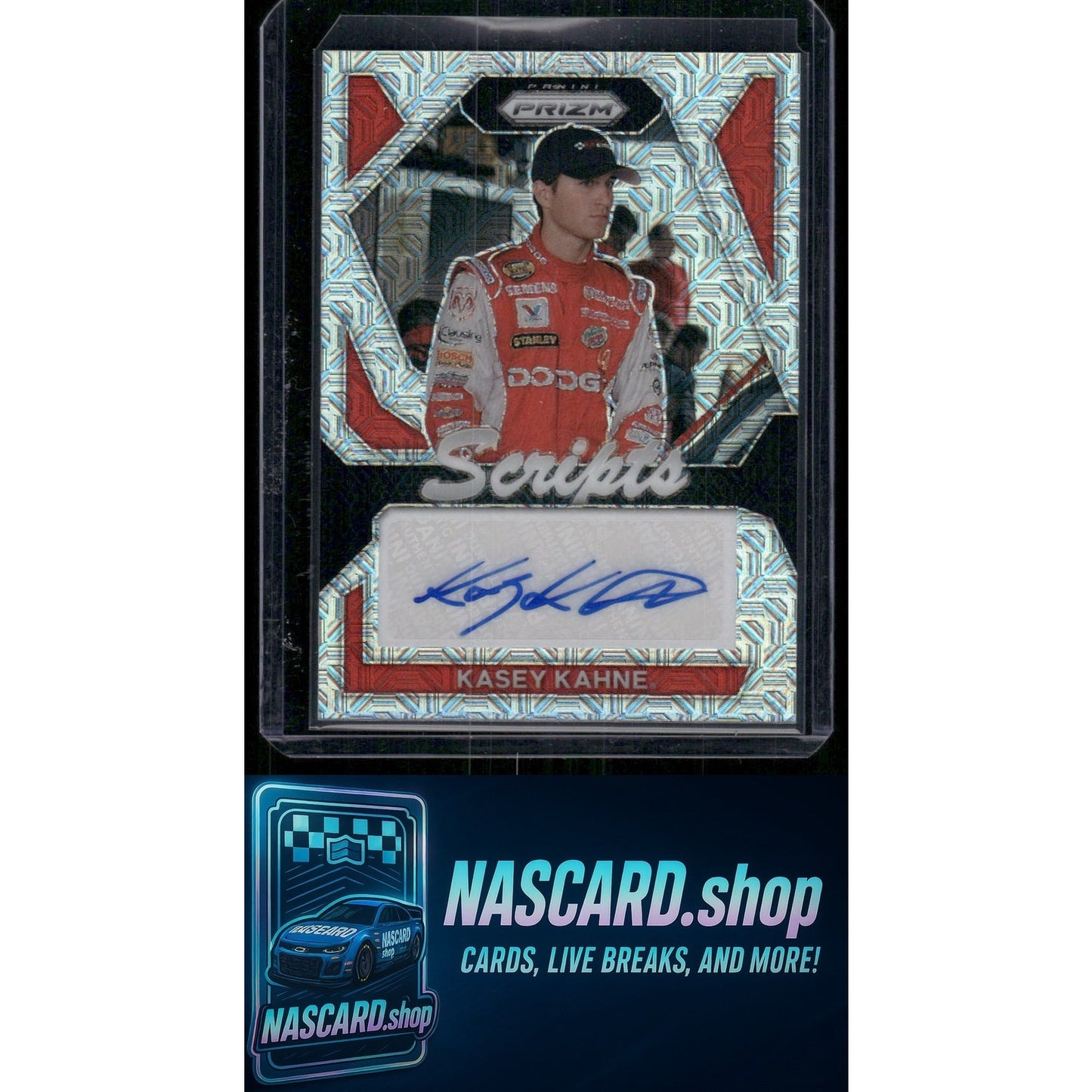 2024 Panini Prizm #S-KKE Kasey Kahne Scripts Mojo #/25
