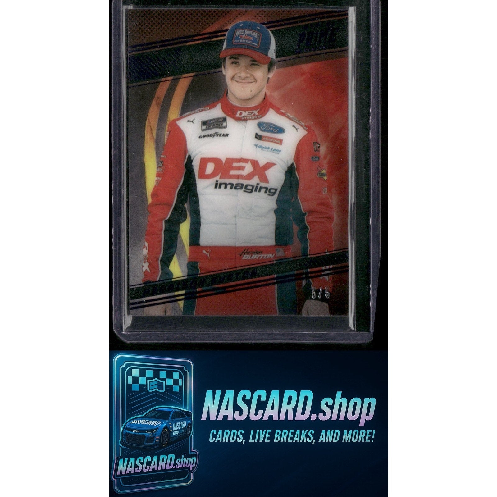 2023 Panini Prime #38 Harrison Burton Purple #/5 - NASCARD.shop