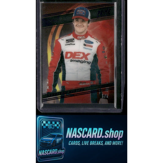 2023 Panini Prime #38 Harrison Burton Purple #/5 - NASCARD.shop