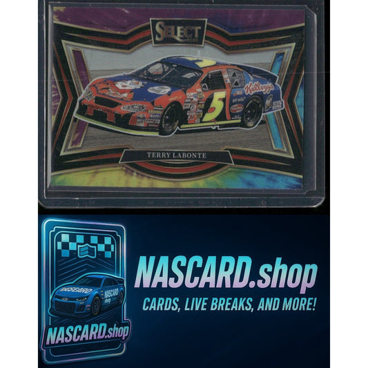 2025 Panini Select Pit Road #112 Terry Labonte Tie-Dye Prizms /25