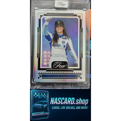 2025 Panini Turn Four #6 Hailie Deegan Red #/25