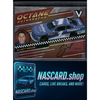 2018 Panini Victory Lane #OA-ES Elliott Sadler Octane Autographs #/150