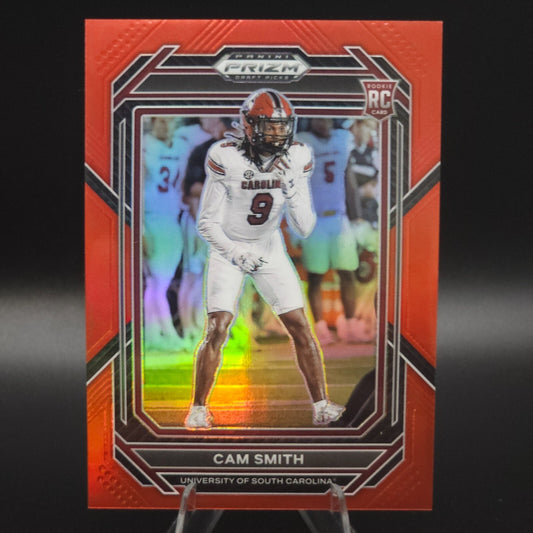 2023 Panini Prizm Draft Picks - Cam Smith #167 Red Prizm (RC)