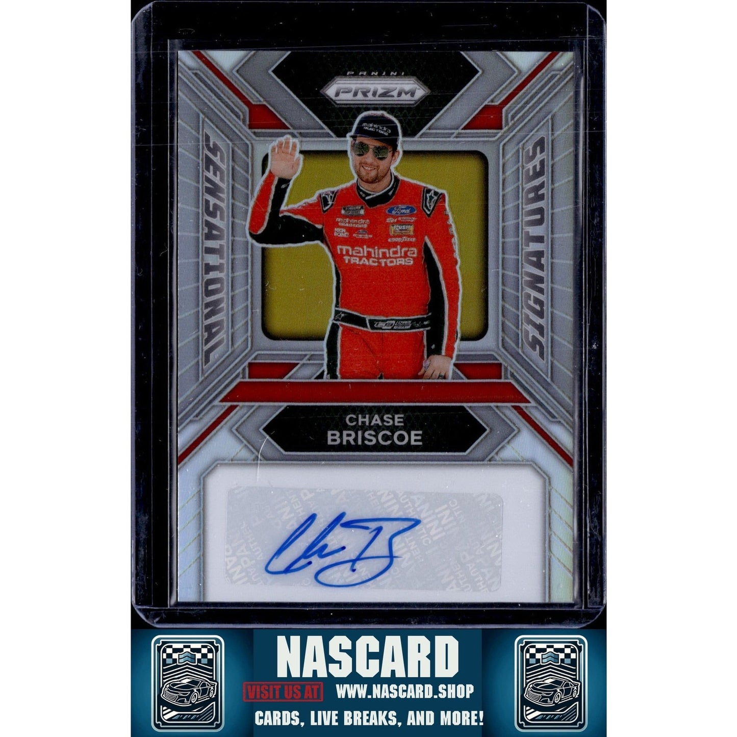 2024 Panini Prizm #SS-CBE Chase Briscoe Sensational Signatures