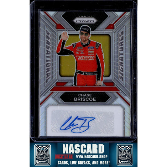 2024 Panini Prizm #SS-CBE Chase Briscoe Sensational Signatures