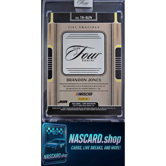 2025 Panini Turn Four #TS-BJN Brandon Jones Tire Swatches #/99