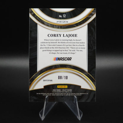 2024 Panini Select - American Pride Gold Flash Prizm #12 Corey LaJoie /10 - NASCARD.shop