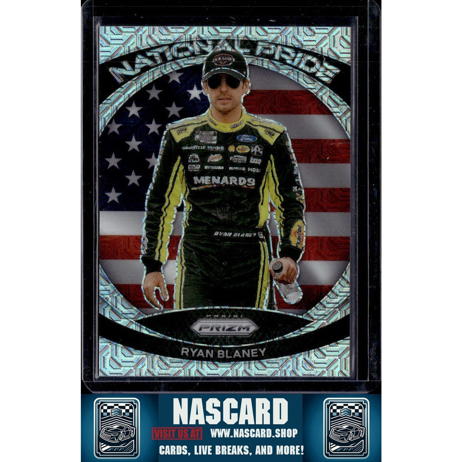 2024 Panini Prizm #6 Ryan Blaney National Pride Mojo #/25 - NASCARD.shop