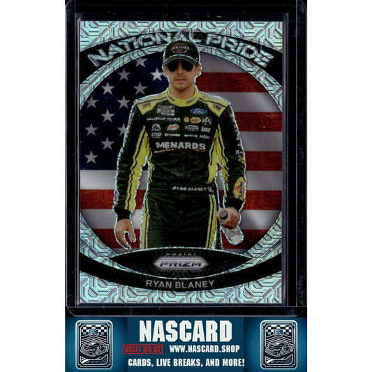 2024 Panini Prizm #6 Ryan Blaney National Pride Mojo #/25 - NASCARD.shop