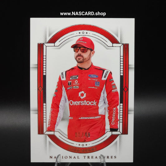 2024 National Treasures Base #19 Josh Berry 01/49