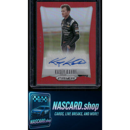 2024 Panini Prizm #TS-KKE Kasey Kahne Throwback Signatures Red #/60