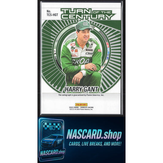 2025 Donruss #TCS-HGT Harry Gant Turn of the Century Autographs