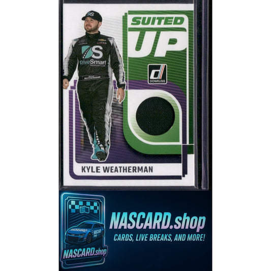 2025 Donruss #SU-KWT Kyle Weatherman Suited Up Swatches