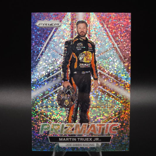 2023 Panini Prizm - Prizmatic Martin Truex Jr. #P2 White Sparkle Prizm