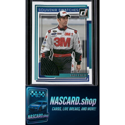 2025 Donruss #SV-GBL Greg Biffle Souvenir Swatches
