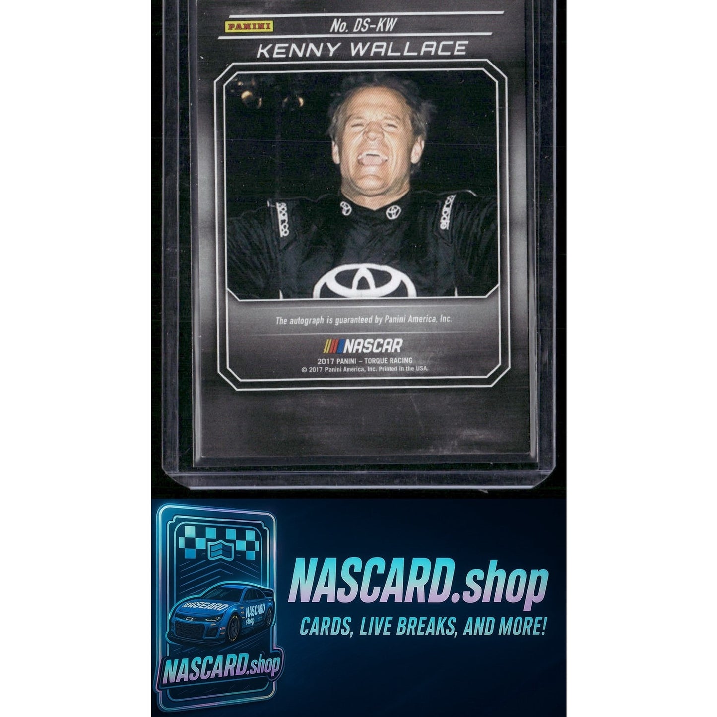 2017 Panini Torque #DS-KW Kenny Wallace Driver Scripts