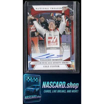 2024 Panini National Treasures #TMS-CCT Cole Custer Treasured Moments #/49
