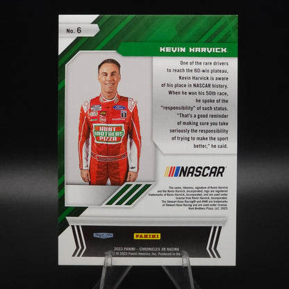 2023 Panini Chronicles - XR Holo Silver #6 Kevin Harvick /10 - NASCARD.shop